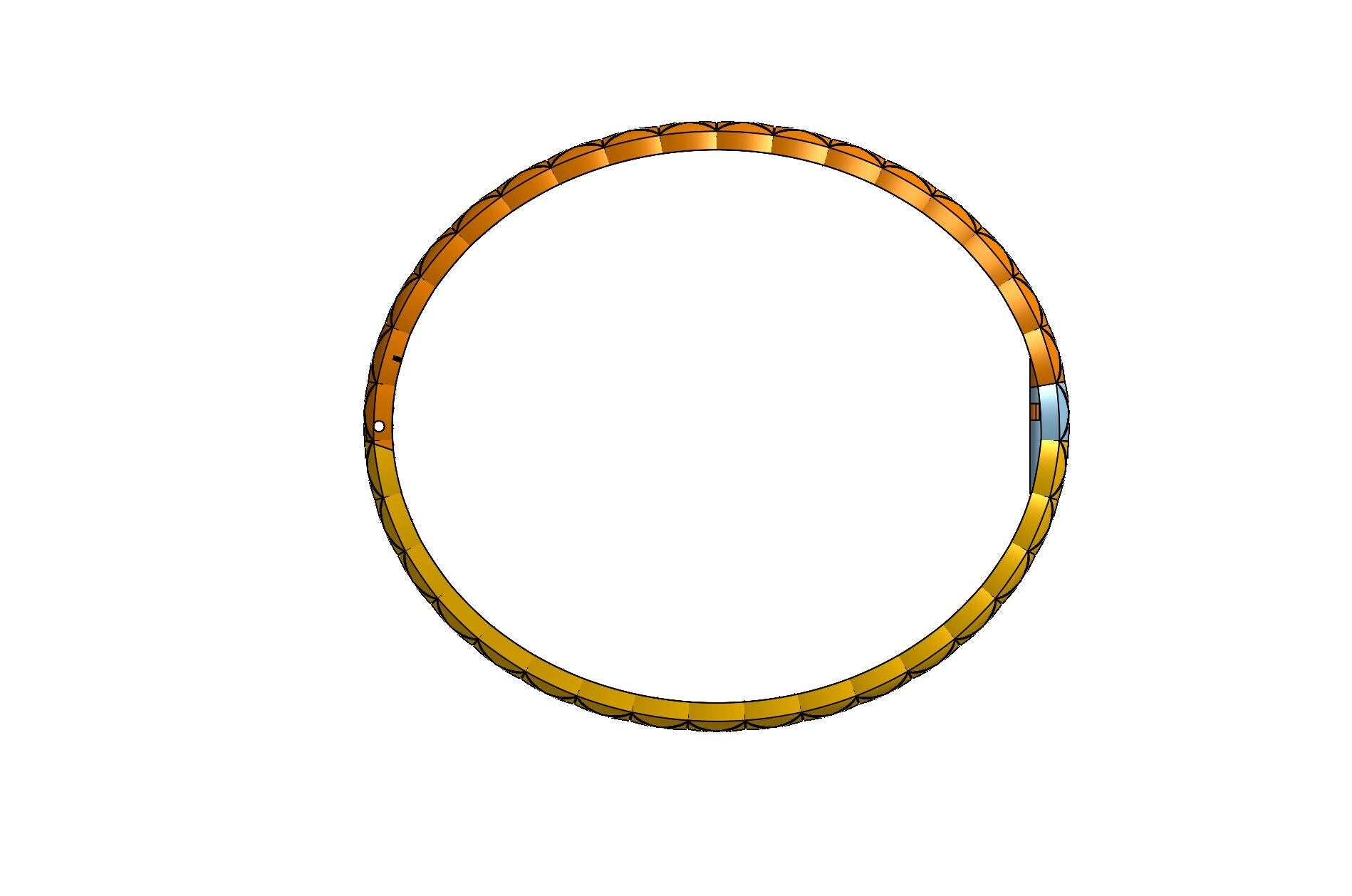 Chanel coco crash bracelet CAD file 3DM file