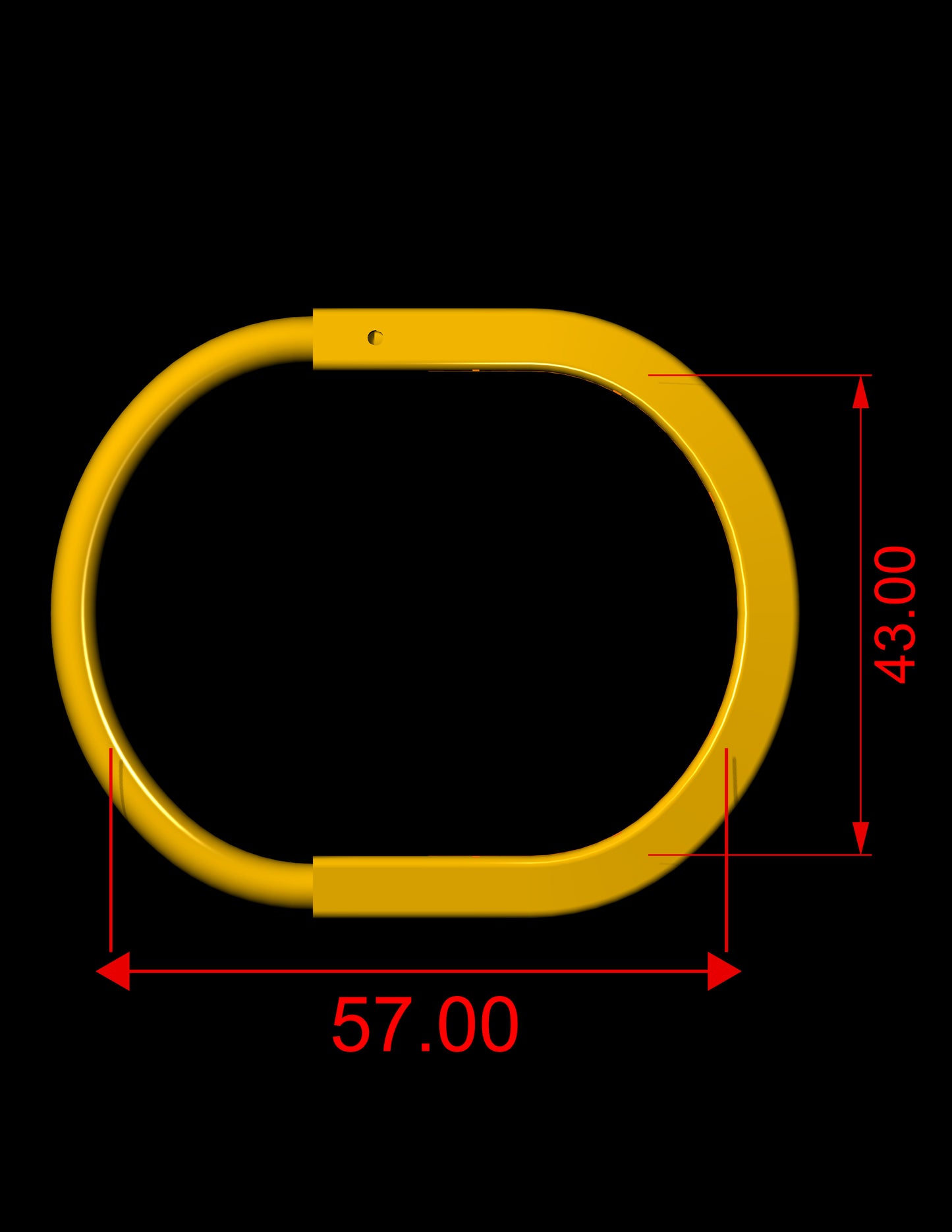 Tiffany lock without stone with original lock mechanism CAD file 3dm